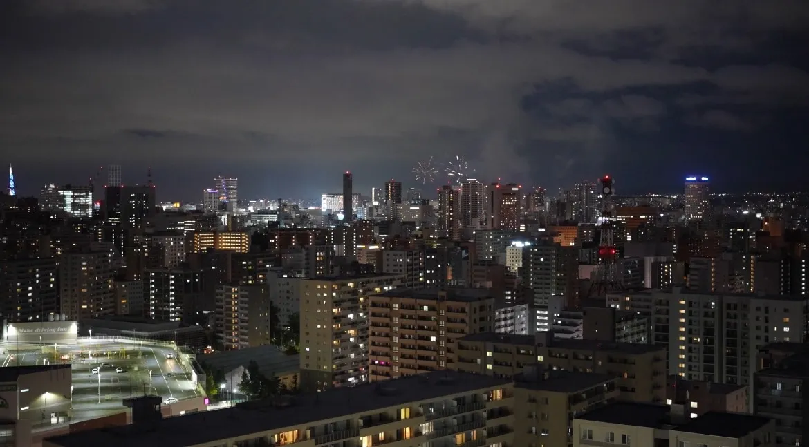 札幌の夜景